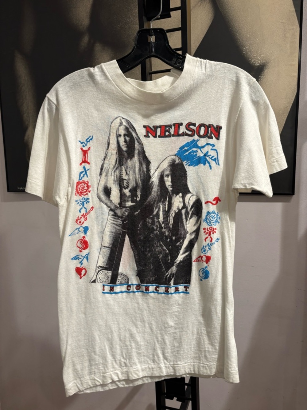Nelson In Concert Vintage 80s Band Tee - White After the Rain